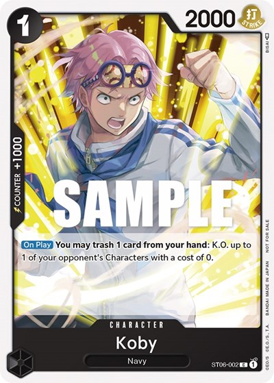 Koby (Promotion Pack 2023) #ST06-002 One Piece Promotion Cards