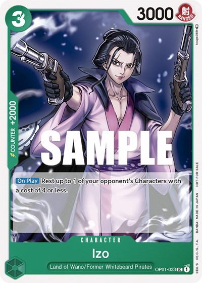 Izo (Tournament Pack Vol. 2) #OP01-033 One Piece Promotion Cards