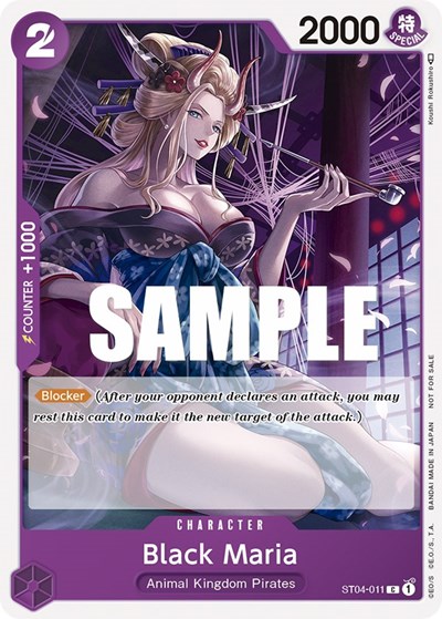 Black Maria (Tournament Pack Vol. 2) #ST04-011 One Piece Promotion Cards