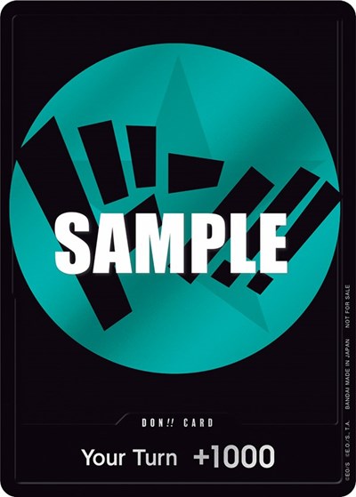 DON!! Card (Teal) #promo One Piece Promotion Cards