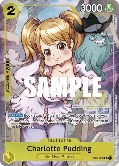 Charlotte Pudding (Offline Regional 2023) [Winner] #ST07-008 One Piece Promotion Cards