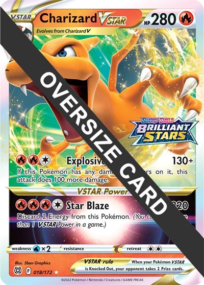 Charizard VSTAR #18 Jumbo Cards