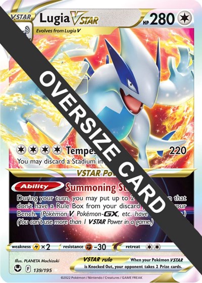 Lugia VSTAR #139 Jumbo Cards