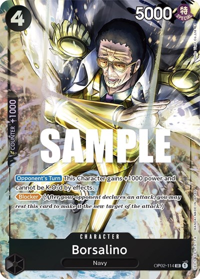 Borsalino (Alternate Art) #OP02-114 Paramount War