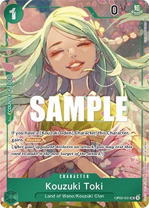 Kouzuki Toki (Box Topper) #OP02-031 Paramount War