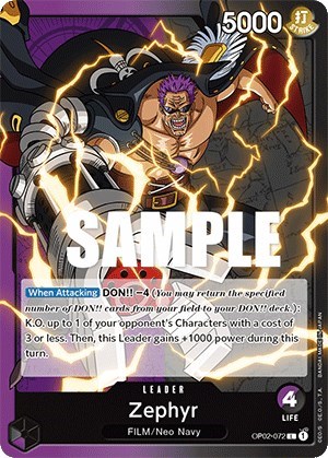 Zephyr #OP02-072 Paramount War