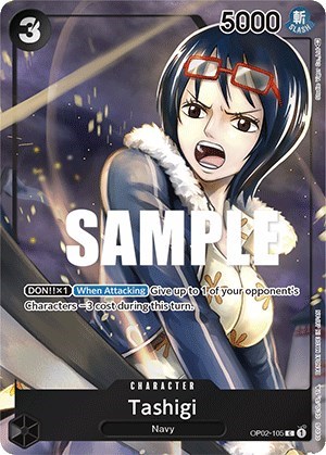 Tashigi (Box Topper) #OP02-105 Paramount War