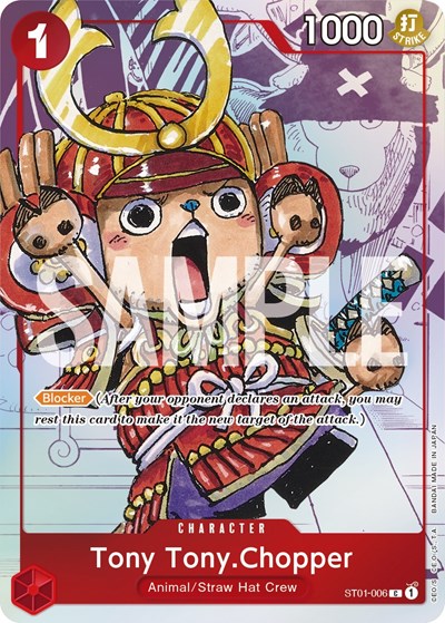 Tony Tony.Chopper - ST01-006 (Alternate Art) #ST01-006 One Piece Promotion Cards