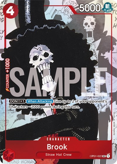 Brook - OP01-022 (Alternate Art) #OP01-022 One Piece Promotion Cards