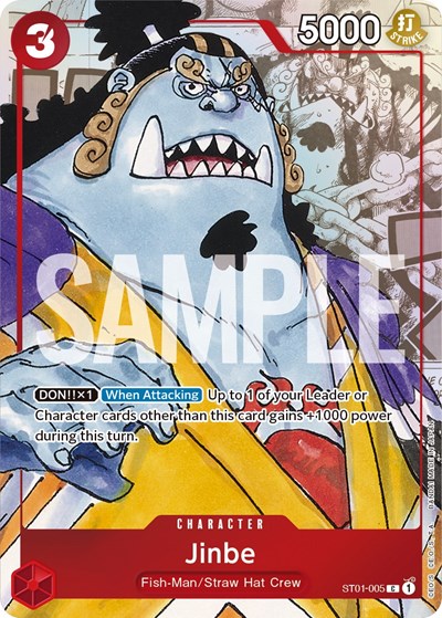 Jinbe - ST01-005 (Alternate Art) #ST01-005 One Piece Promotion Cards