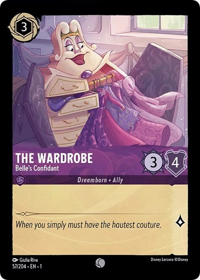 The Wardrobe - Belle's Confidant #57 The First Chapter