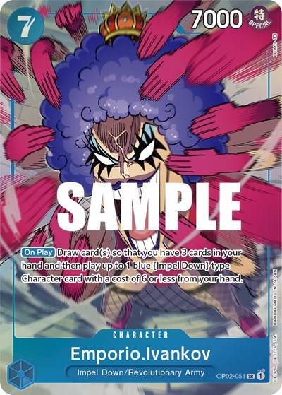 Emporio.Ivankov (Alternate Art) #OP02-051 Paramount War