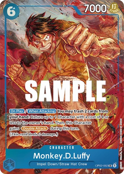 Monkey.D.Luffy (Alternate Art) #OP02-062 Paramount War