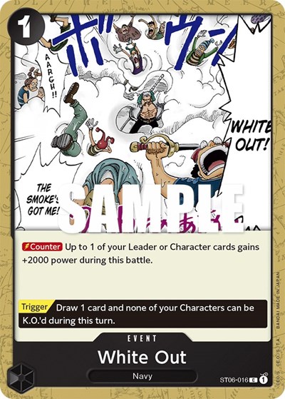 White Out #ST06-016 Starter Deck 6: Absolute Justice