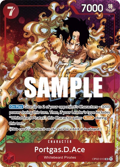 Portgas.D.Ace (Parallel) #OP02-013 Paramount War