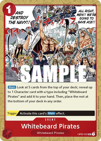 Whitebeard Pirates #OP02-022 Paramount War