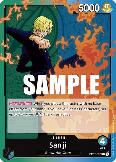 Sanji #OP02-026 Paramount War