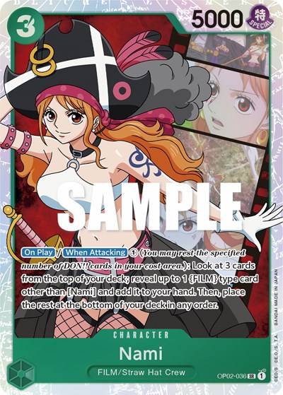 Nami #OP02-036 Paramount War
