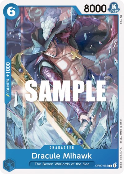 Dracule Mihawk #OP02-055 Paramount War