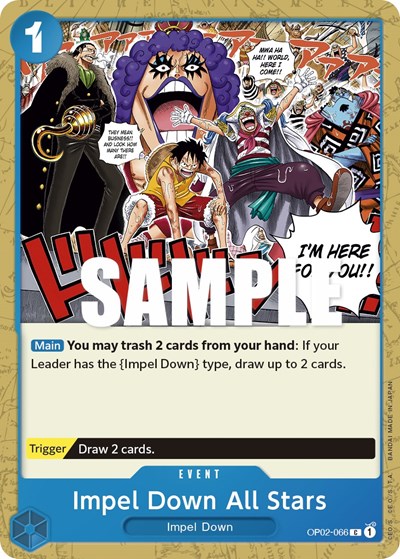 Impel Down All Stars #OP02-066 Paramount War