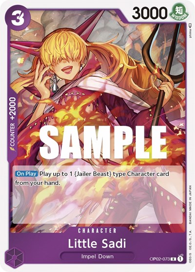 Little Sadi #OP02-073 Paramount War
