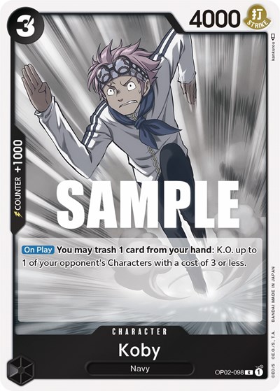 Koby #OP02-098 Paramount War