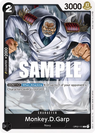Monkey.D.Garp #OP02-115 Paramount War