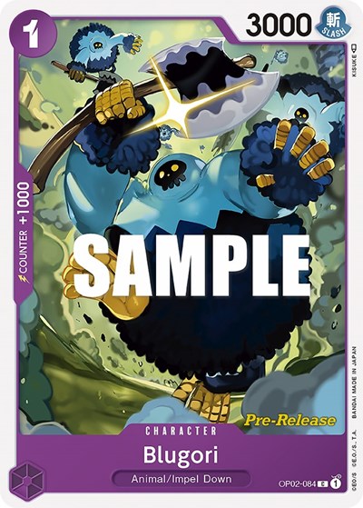Blugori #OP02-084 Paramount War Pre-Release Cards