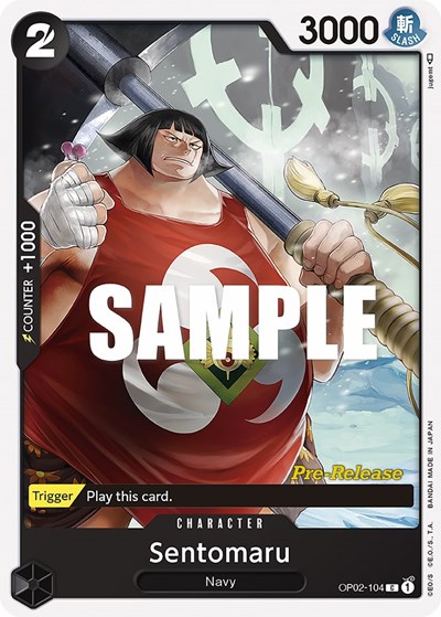 Sentomaru #OP02-104 Paramount War Pre-Release Cards