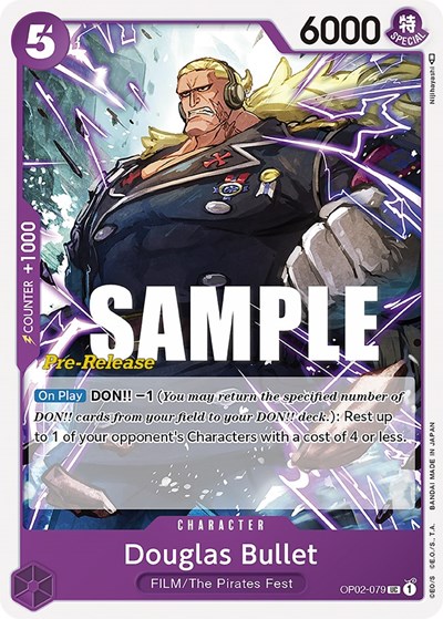 Douglas Bullet #OP02-079 Paramount War Pre-Release Cards