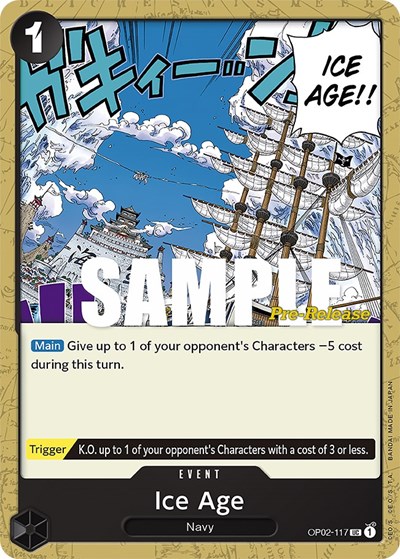 Ice Age #OP02-117 Paramount War Pre-Release Cards