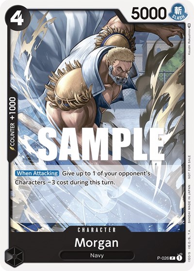 Morgan (Pirates Party Vol. 2) #P-026 One Piece Promotion Cards
