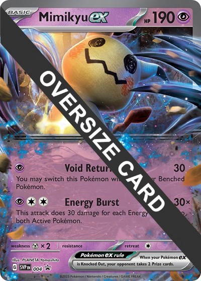 Mimikyu ex #4 Jumbo Cards