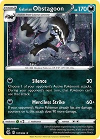 Galarian Obstagoon #161 Miscellaneous Cards & Products