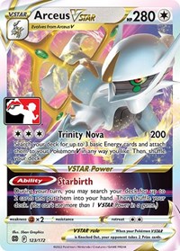 Arceus VSTAR #123 Prize Pack Series Cards