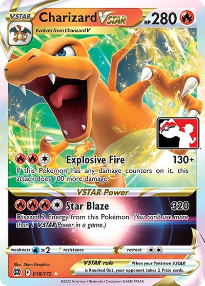Charizard VSTAR #18 Prize Pack Series Cards