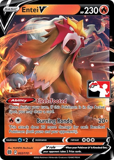 Entei V #22 Prize Pack Series Cards