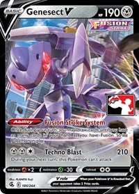 Genesect V #185 Prize Pack Series Cards