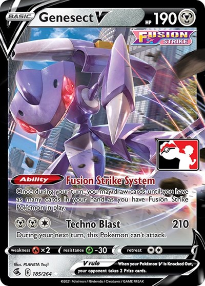 Genesect V #185 Prize Pack Series Cards