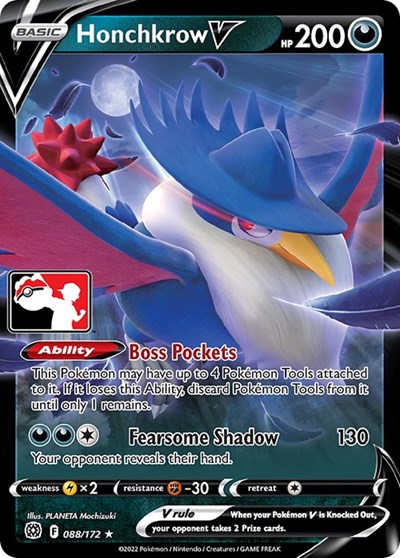 Honchkrow V #88 Prize Pack Series Cards