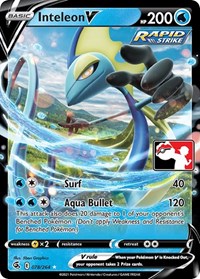 Inteleon V #78 Prize Pack Series Cards