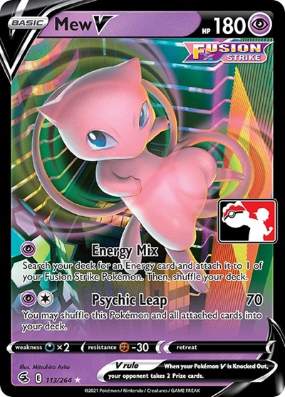 Mew V #113 Prize Pack Series Cards