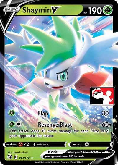 Shaymin V #13 Prize Pack Series Cards