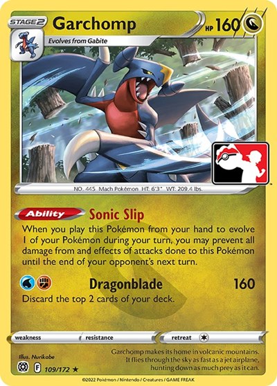 Garchomp #109 Prize Pack Series Cards