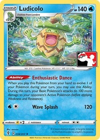 Ludicolo #34 Prize Pack Series Cards