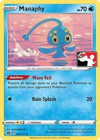 Manaphy #41 Prize Pack Series Cards