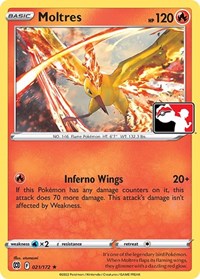 Moltres #21 Prize Pack Series Cards