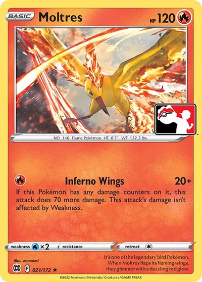 Moltres #21 Prize Pack Series Cards