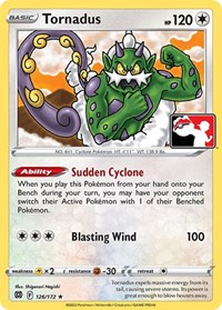 Tornadus #126 Prize Pack Series Cards