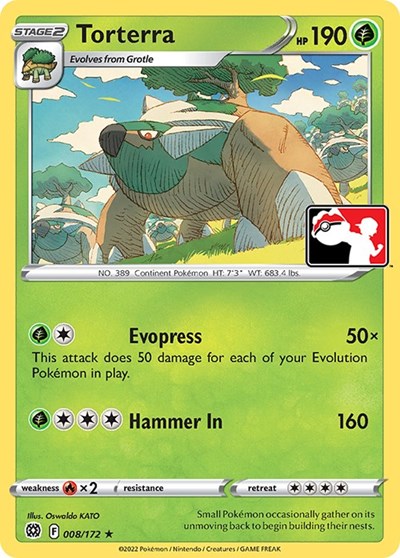 Torterra #8 Prize Pack Series Cards